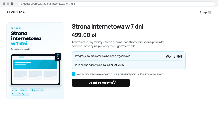 Jak wygląda zamówienie strony krok po kroku